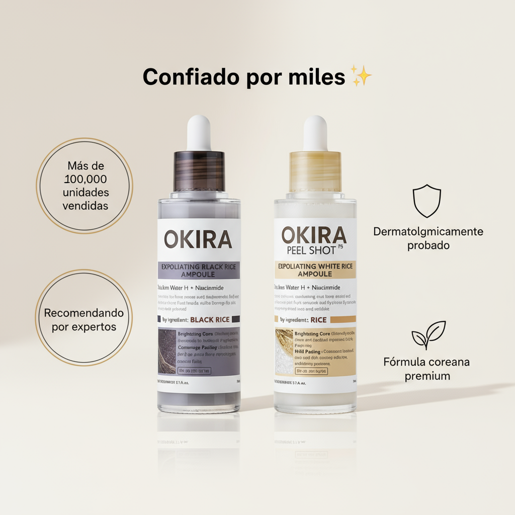 Okira Sérum Exfoliante de Arroz Negro
