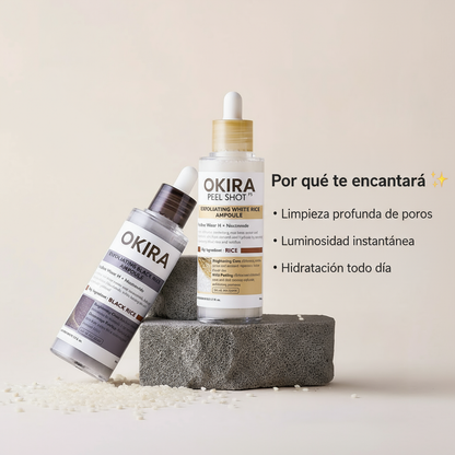 Okira Sérum Exfoliante de Arroz Negro